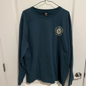 OBEY BRAND MENS LONG SLEEVE SHIRT WITH BACK LOGO PRINTING!!